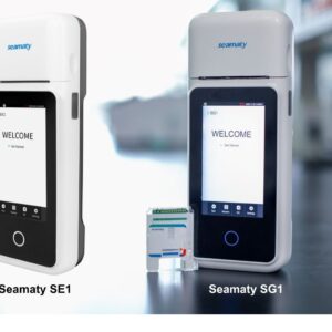Seamaty SE1 portable electrolyte analyzer and Seamaty SG1 blood gas analyzer — official manufacturer image