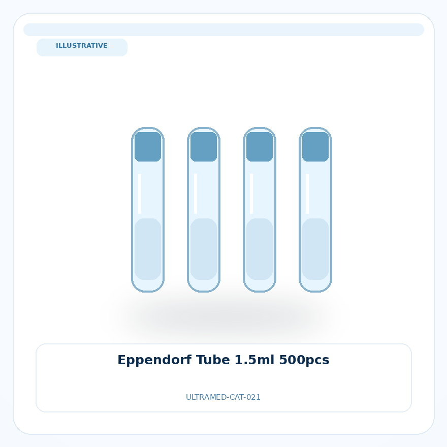 صورة تعبيرية غير مرتبطة بمصنع محدد — Eppendorf Tube 1.5ml 500pcs