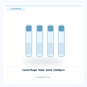 صورة تعبيرية غير مرتبطة بمصنع محدد — Centrifuge Tube 10ml 1000pcs
