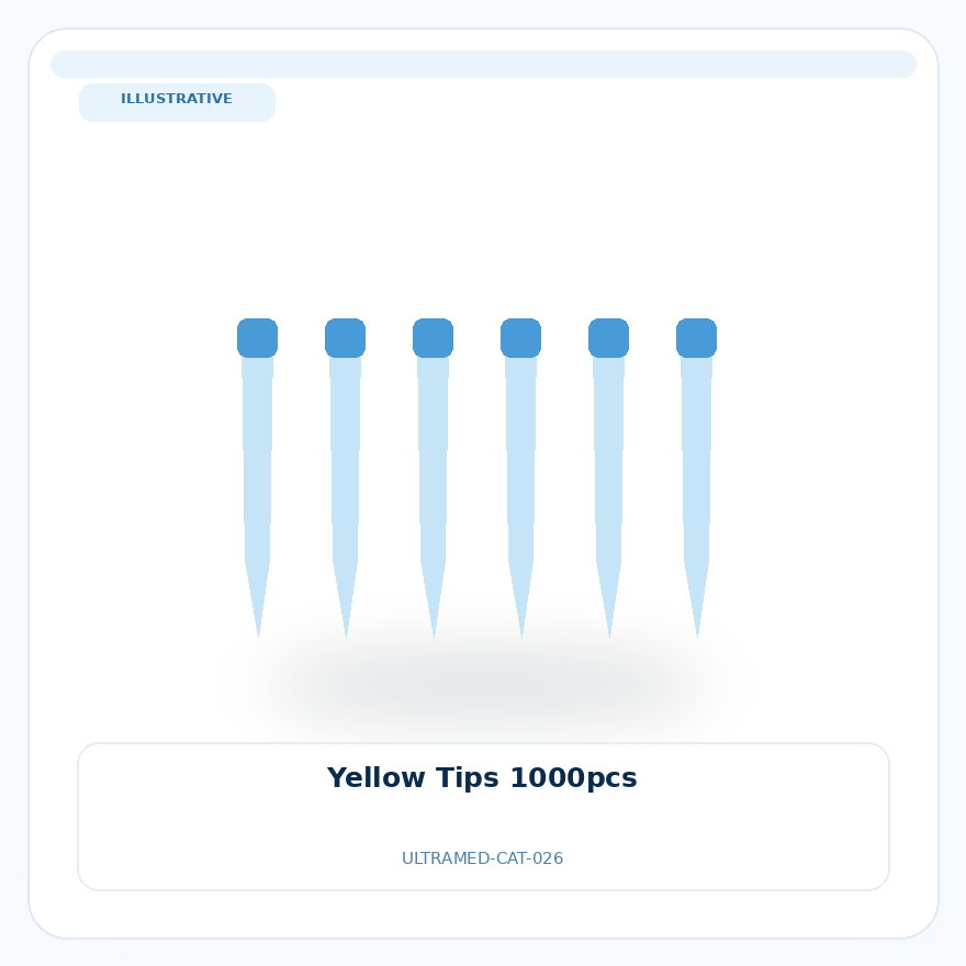 صورة تعبيرية غير مرتبطة بمصنع محدد — Yellow Tips 1000pcs