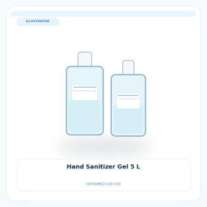 صورة تعبيرية غير مرتبطة بمصنع محدد — Hand Sanitizer Gel 5 L