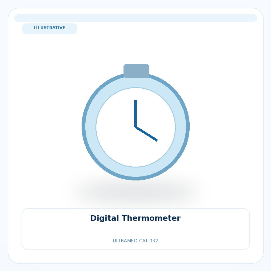 صورة تعبيرية غير مرتبطة بمصنع محدد — Digital Thermometer