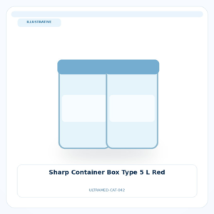 صورة تعبيرية غير مرتبطة بمصنع محدد — Sharp Container Box Type 5 L Red