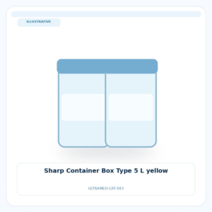 صورة تعبيرية غير مرتبطة بمصنع محدد — Sharp Container Box Type 5 L yellow