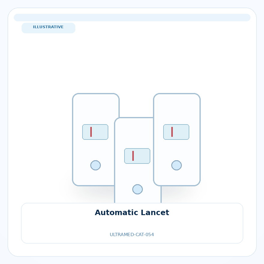 صورة تعبيرية غير مرتبطة بمصنع محدد — Automatic Lancet
