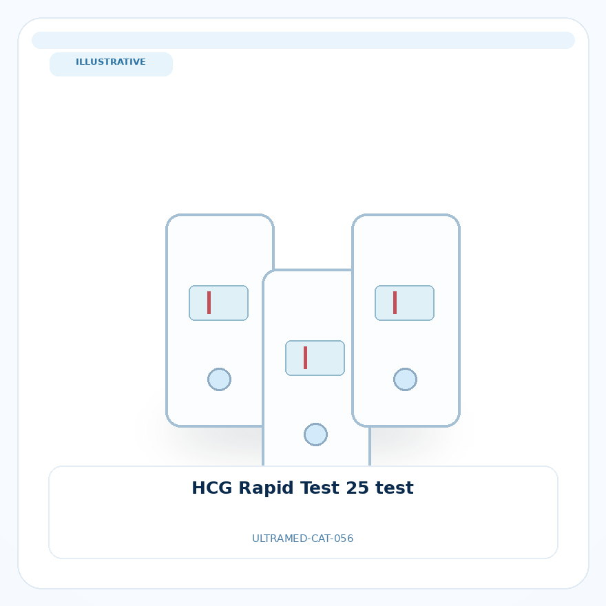 صورة تعبيرية غير مرتبطة بمصنع محدد — HCG Rapid Test 25 test