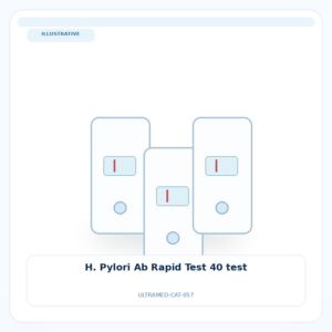 صورة تعبيرية غير مرتبطة بمصنع محدد — H. Pylori Ab Rapid Test 40 test