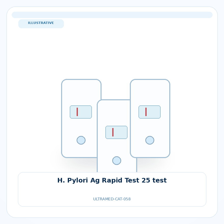 صورة تعبيرية غير مرتبطة بمصنع محدد — H. Pylori Ag Rapid Test 25 test