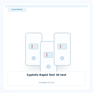 صورة تعبيرية غير مرتبطة بمصنع محدد — Syphilis Rapid Test 30 test