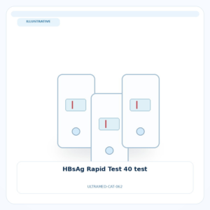 صورة تعبيرية غير مرتبطة بمصنع محدد — HBsAg Rapid Test 40 test