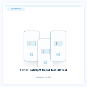 صورة تعبيرية غير مرتبطة بمصنع محدد — TORCH IgG/IgM Rapid Test 40 test