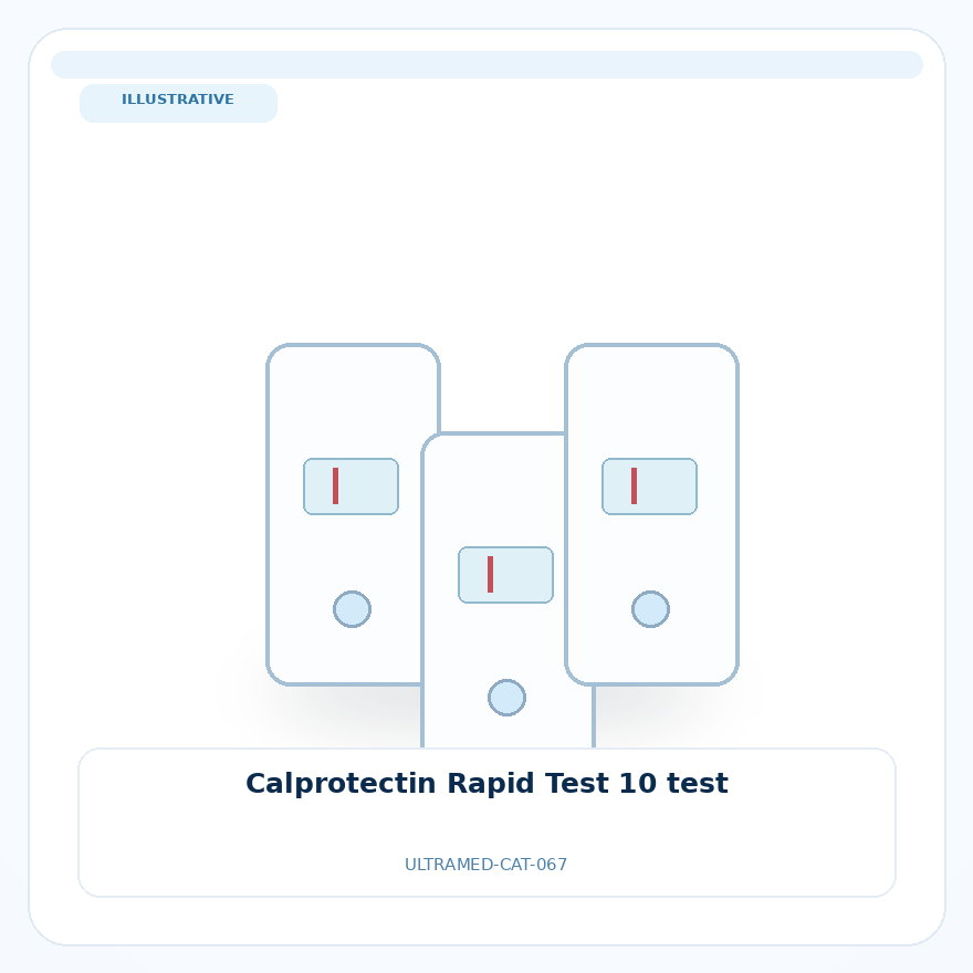 صورة تعبيرية غير مرتبطة بمصنع محدد — Calprotectin Rapid Test 10 test