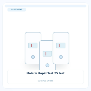صورة تعبيرية غير مرتبطة بمصنع محدد — Malaria Rapid Test 25 test