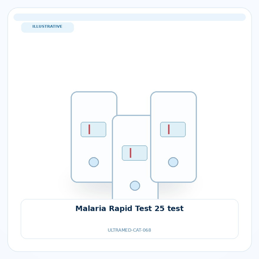 صورة تعبيرية غير مرتبطة بمصنع محدد — Malaria Rapid Test 25 test