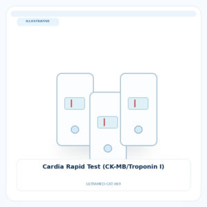 صورة تعبيرية غير مرتبطة بمصنع محدد — Cardia Rapid Test (CK-MB/Troponin I)