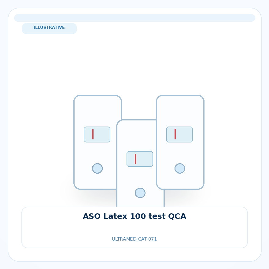 صورة تعبيرية غير مرتبطة بمصنع محدد — ASO Latex 100 test QCA