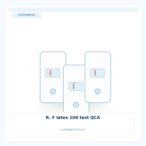 صورة تعبيرية غير مرتبطة بمصنع محدد — R. F latex 100 test QCA
