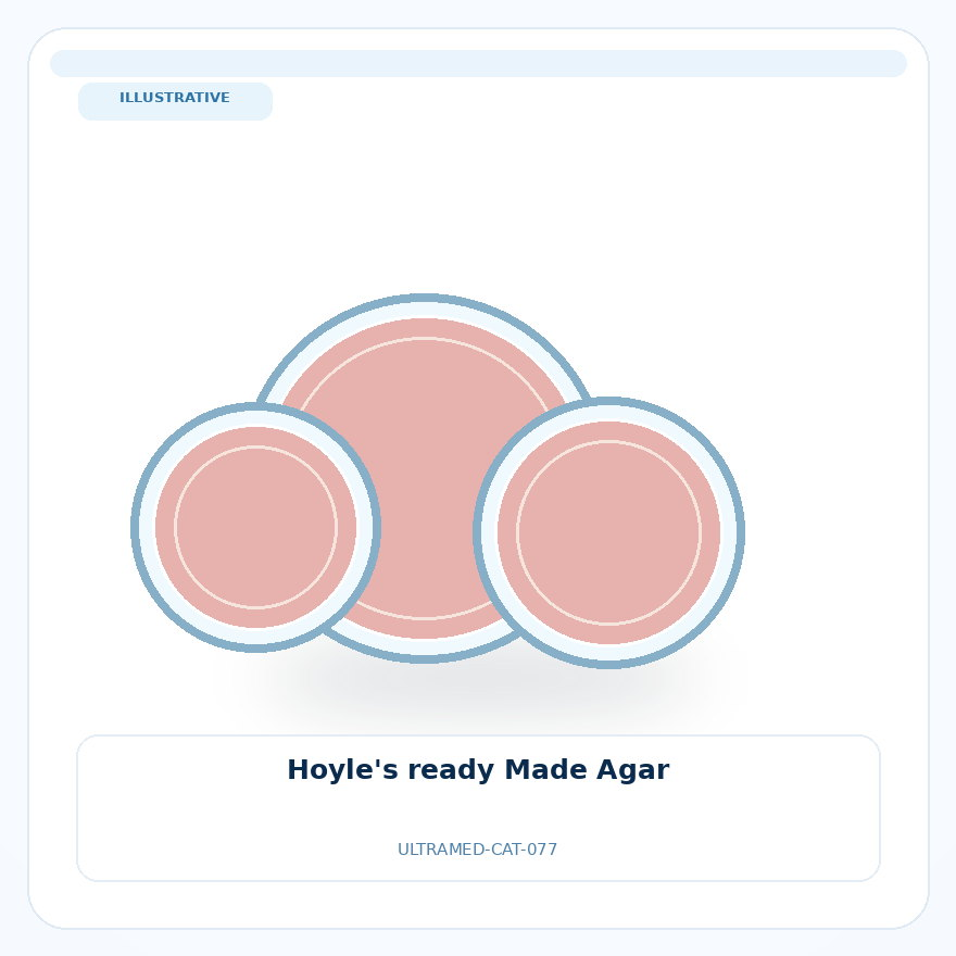 صورة تعبيرية غير مرتبطة بمصنع محدد — Hoyle's ready Made Agar