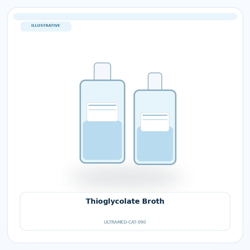 صورة تعبيرية غير مرتبطة بمصنع محدد — Thioglycolate Broth