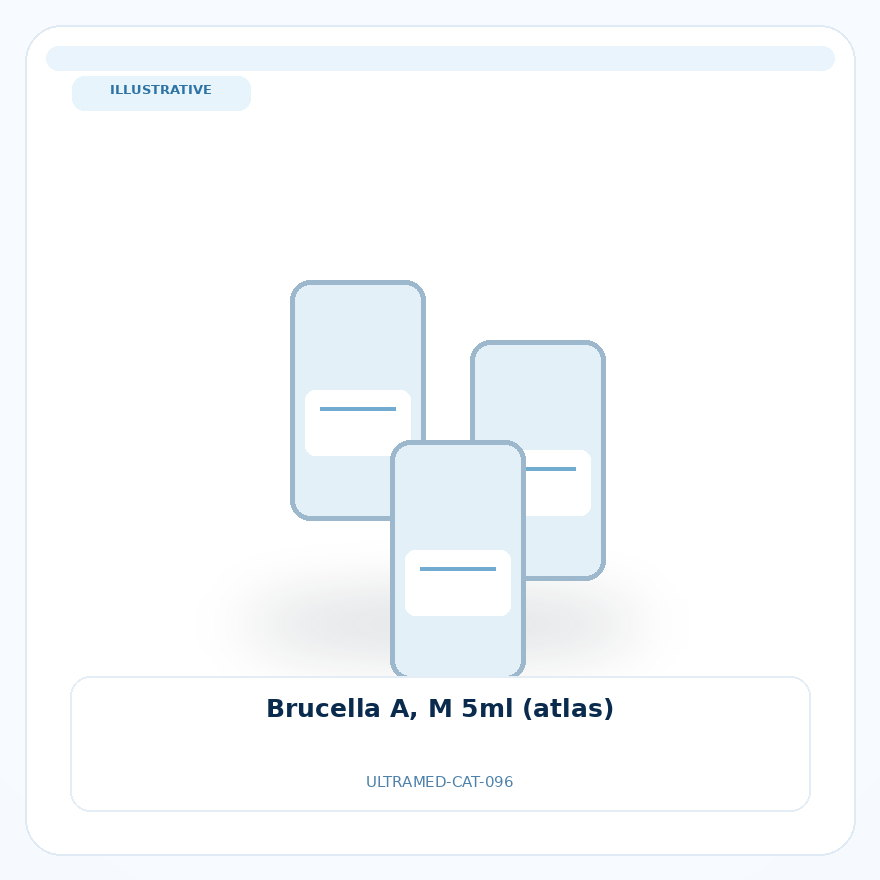 صورة تعبيرية غير مرتبطة بمصنع محدد — Brucella A, M 5ml (atlas)